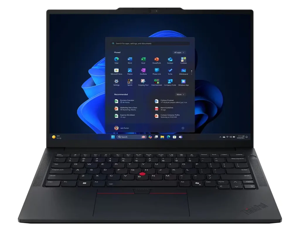 Display and Keyboard on ThinkPad E14 Gen 7 Intel laptop